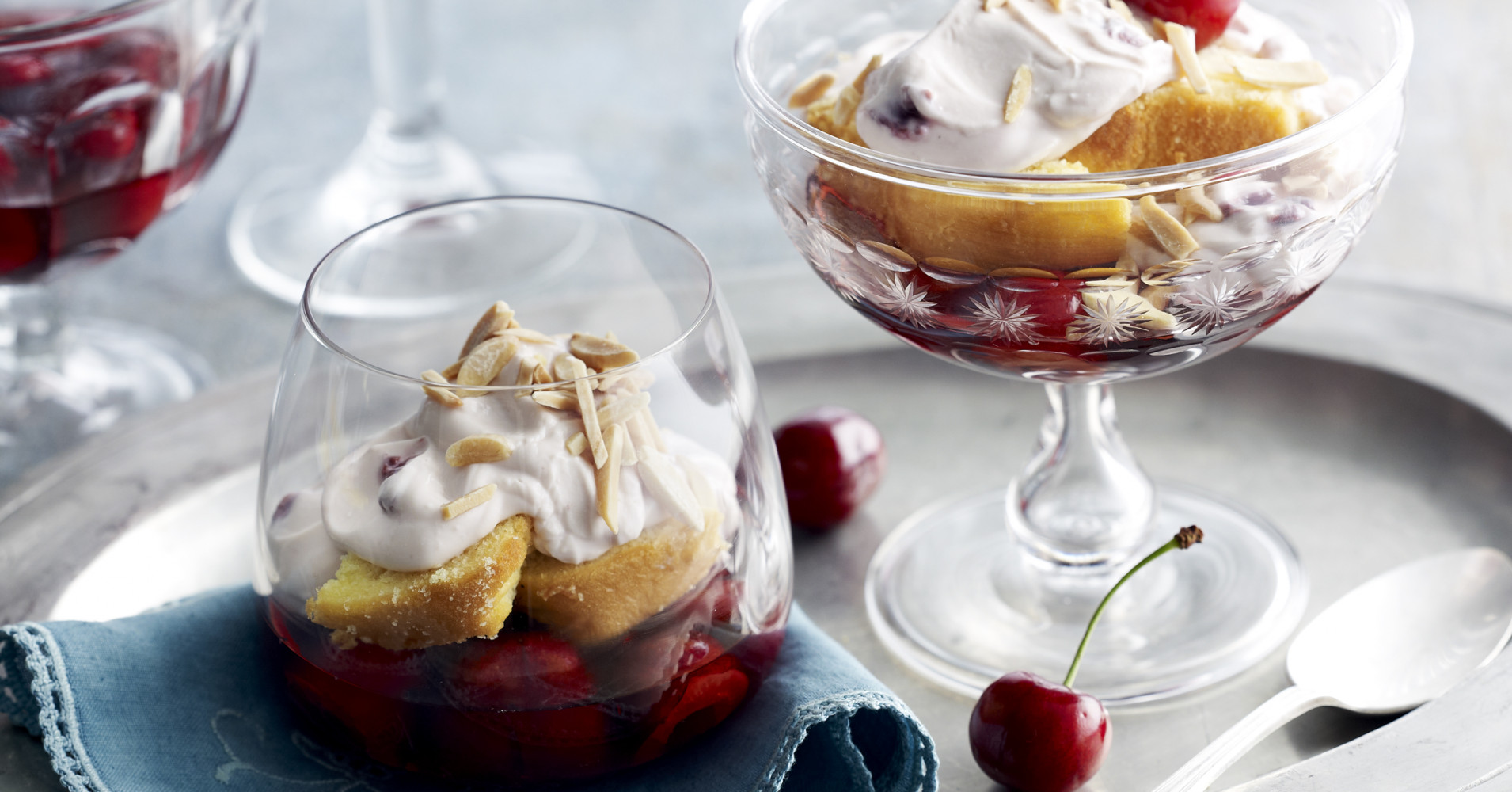 Very Cherry Trifle Recipe | myfoodbook | Cherry Dessert Recipe